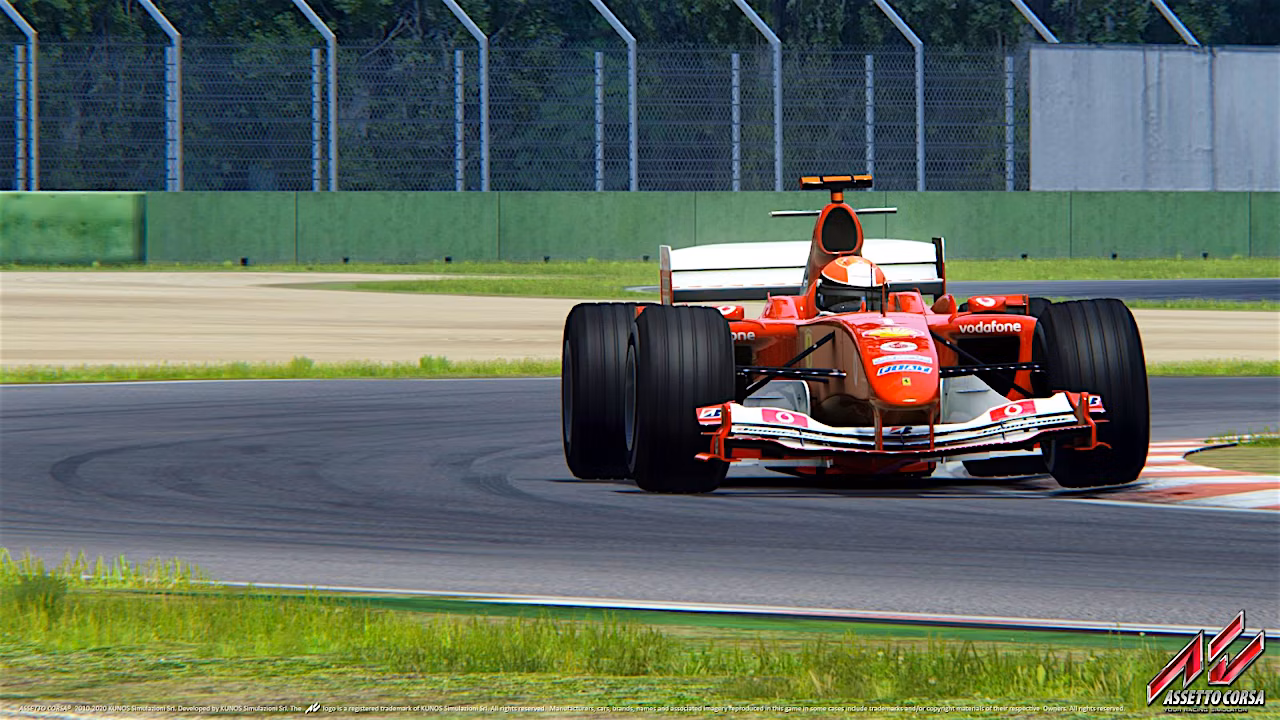 F2004 car with the screaming V10 engine.